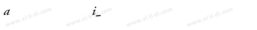 Adobe Garamond Pro I字体转换